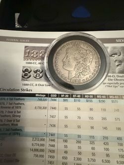 1878 8 Tail Feathers Morgan Silver Dollar