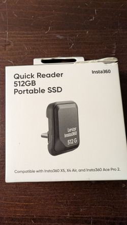 Insta360 Quick Reader 512GB Portable SSD