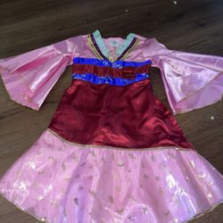 Disney Store Mulan Princess Costume NWT