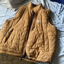 LARGE CARHARTT RAIN DEFENDER VEST 