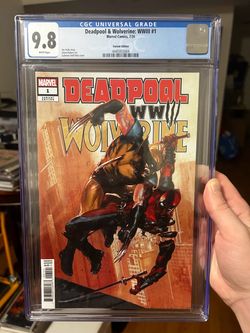 Marvel Deadpool & Wolverine #1 CGC 9.8 Variant Edition WHITE PAGES