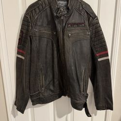 Affliction Men’s Leather Jacket 