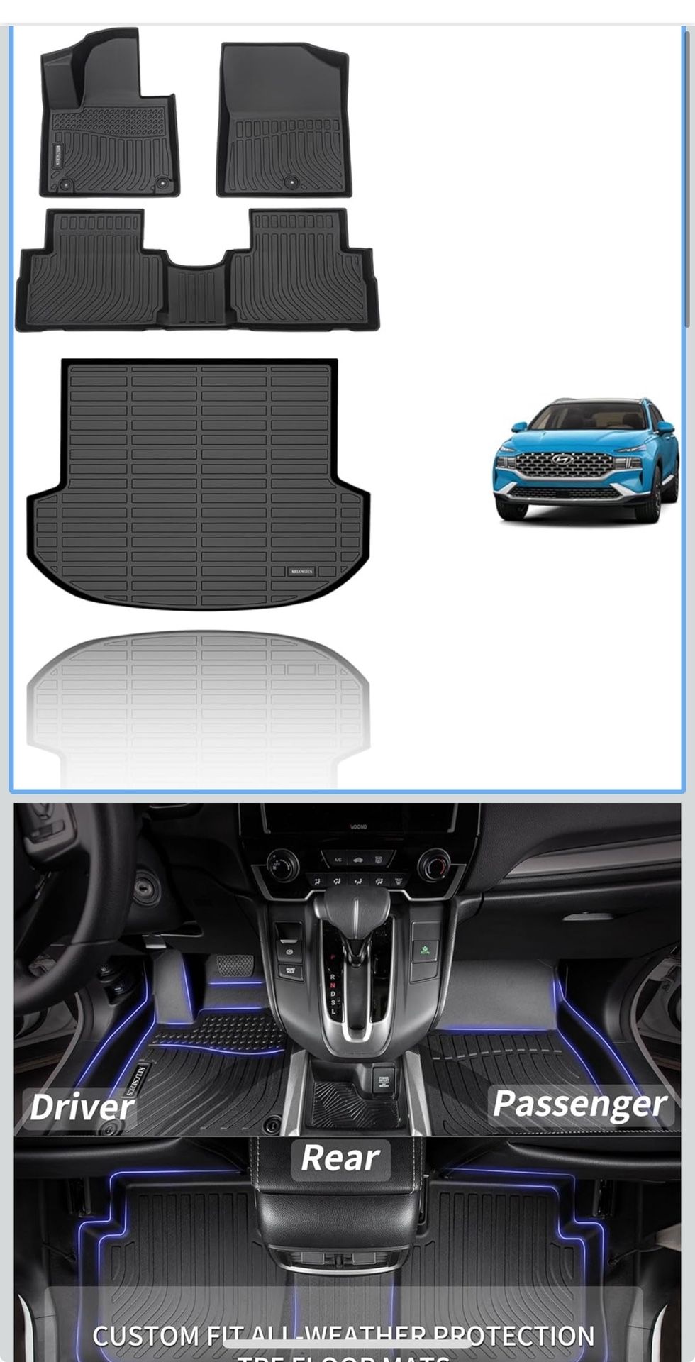 Hyundai Santa Fe Floor Mats