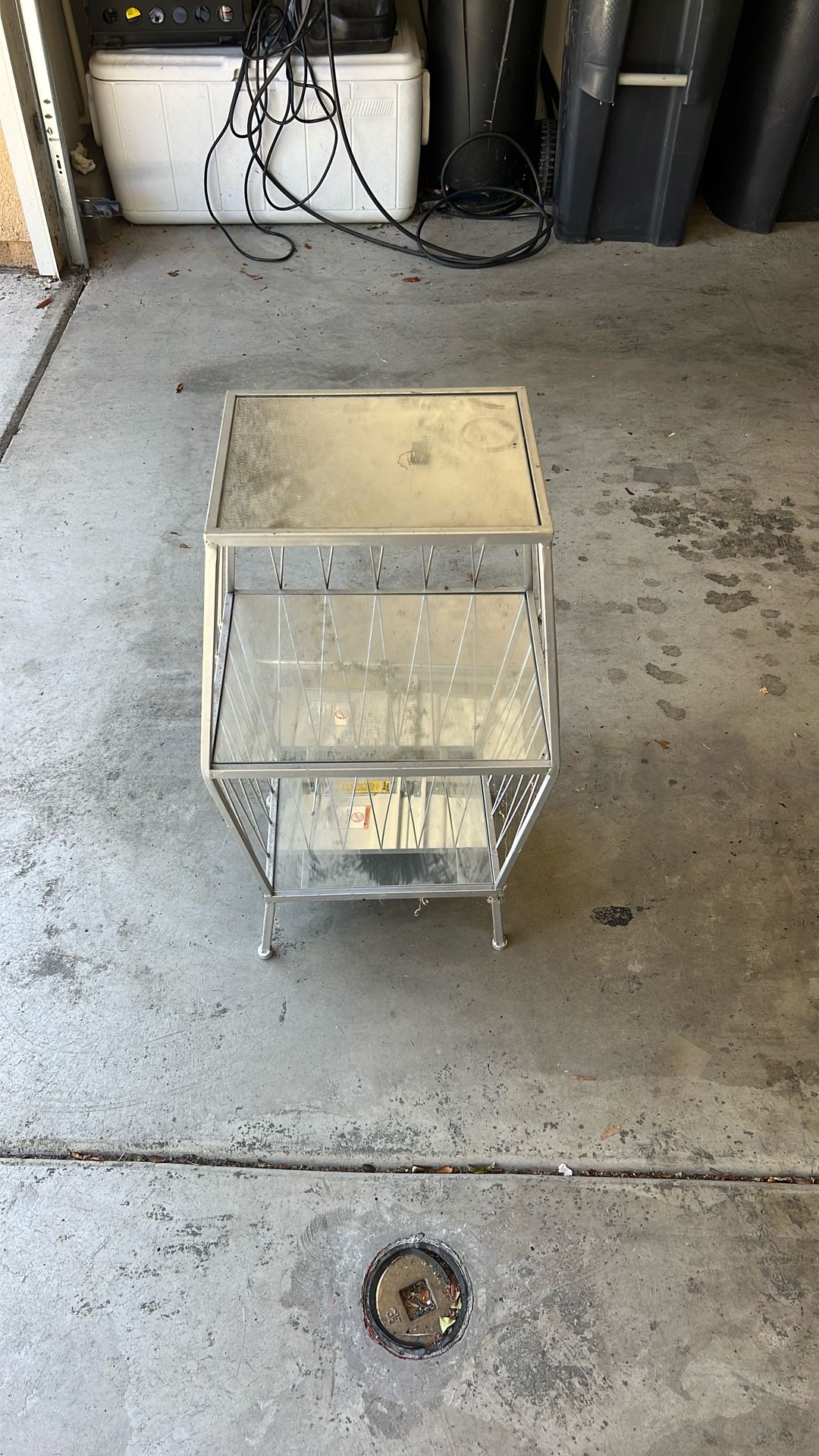 Mirror Bed Side Table