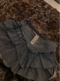 jean skirt