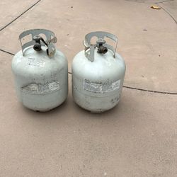 Both Propane Tanks