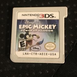 Epic Mickey Power Of Illusion 3Ds