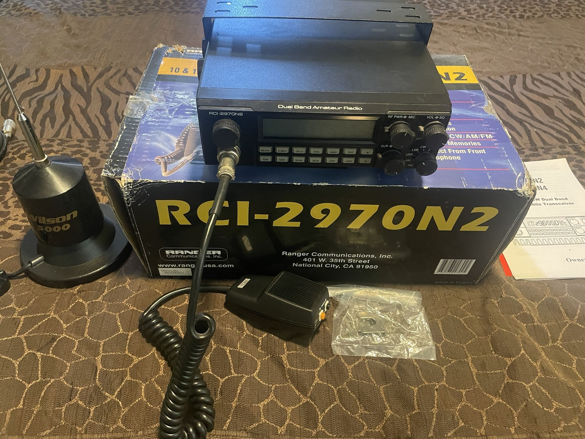 Rci-Ranger 2970N2 and Wilson 5000 Antenna