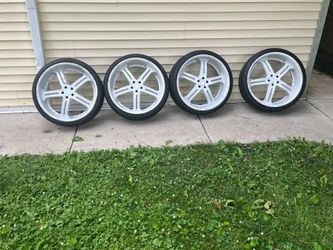 24s with new tires