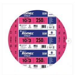 Cable  10/3 Romex 250ft 