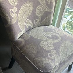Paisley Design Accent Chair