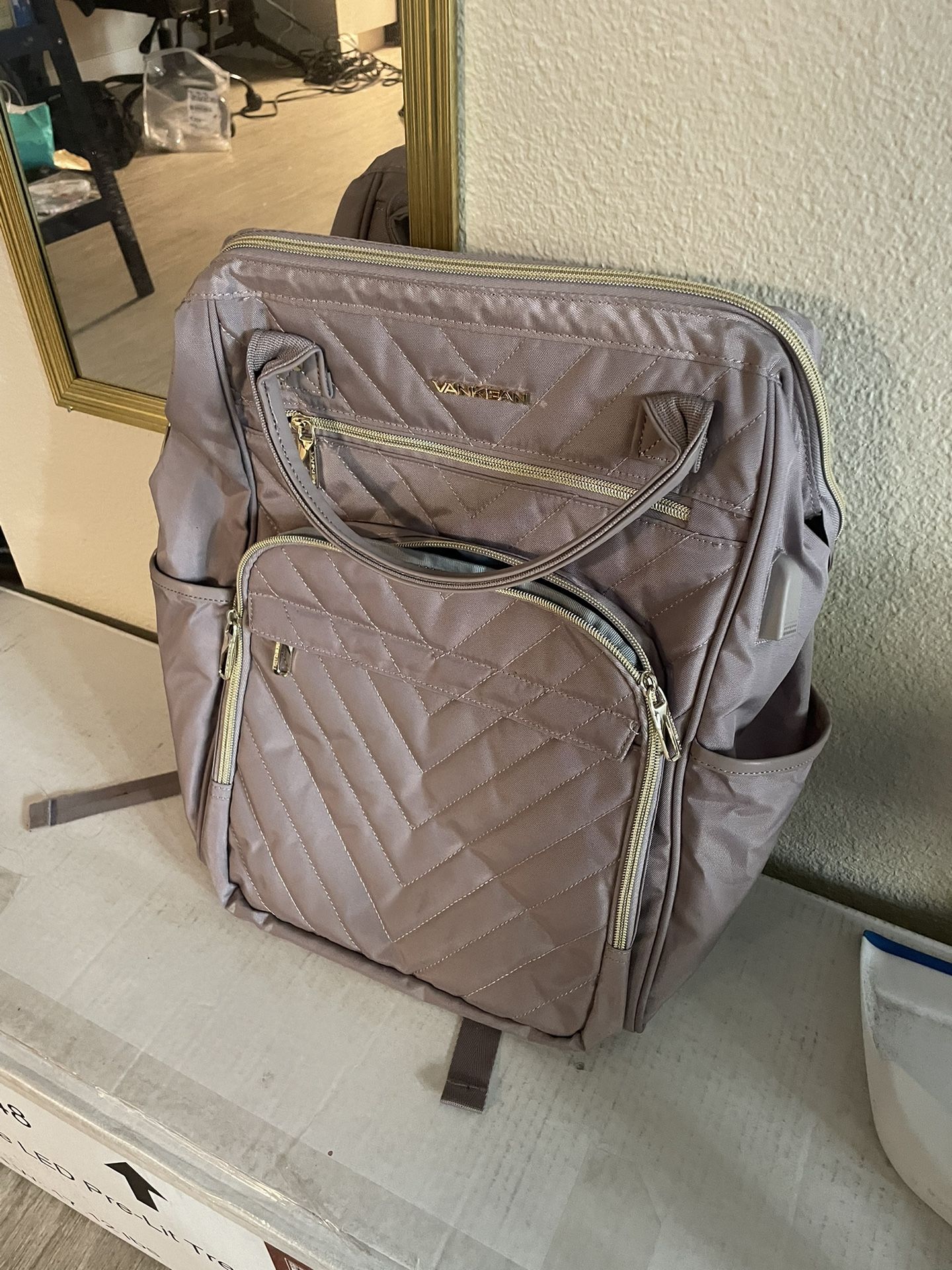 Waterproof Laptop Backpack Pink