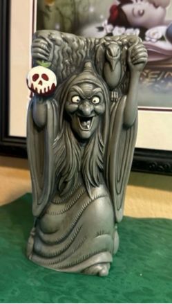 2025 Disneyland Trader Sam’s Evil Queen And Witch Tiki Mug
