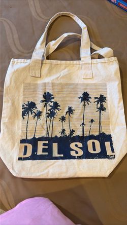 Del Sol Canvas Tote Bag new Color Changing