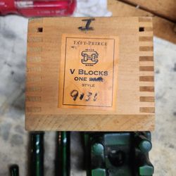 V Blocks, Taft Peirce 9131 Machineist Percision 