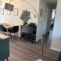 3 arm arc floor lamp