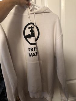 We Drink Water White Hoody Large