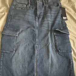 DKNY JEAN SKIRT