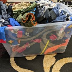 Large Tote Full Of Clothes 12-2T