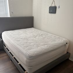 Mattress, boxspring & Bed Frame -$600 Obo 