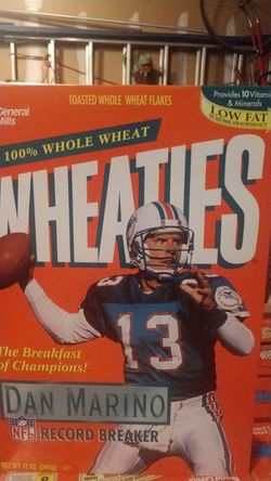 Dan Marino,Cal Ripen Jr. Wheaties Boxes