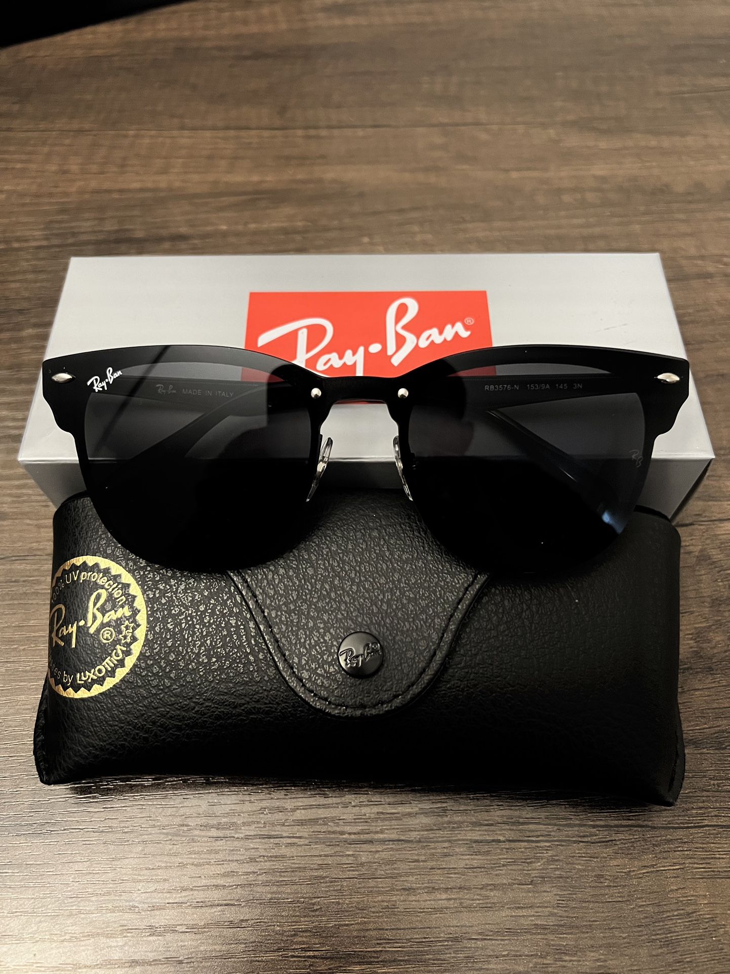 NEW Ray Ban Sunglasses Clubmaster Blaze In Original Rayban Packaging