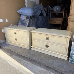 Vintage Nightstand Pair