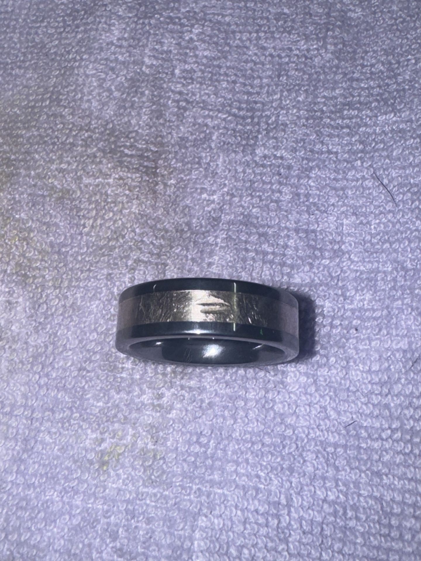 Titanium Diamond Ring