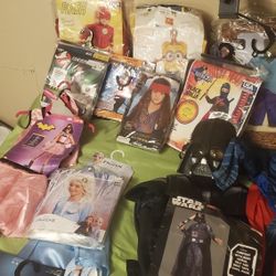 Kids Halloween costumesdifferent size $10 each 
