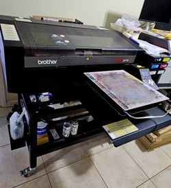 Brother GTX Direct  to Garment Printer T Shirt Start Up Business 