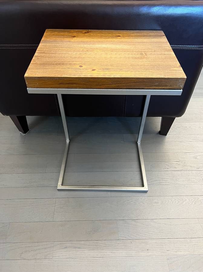 End Table - Room & Board Portica C-Shaped End Table (2x)