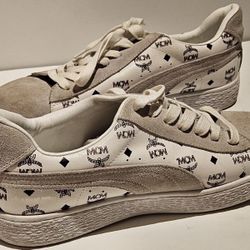 MCM x Puma US9 Classic White Suede Women’s Sneakers