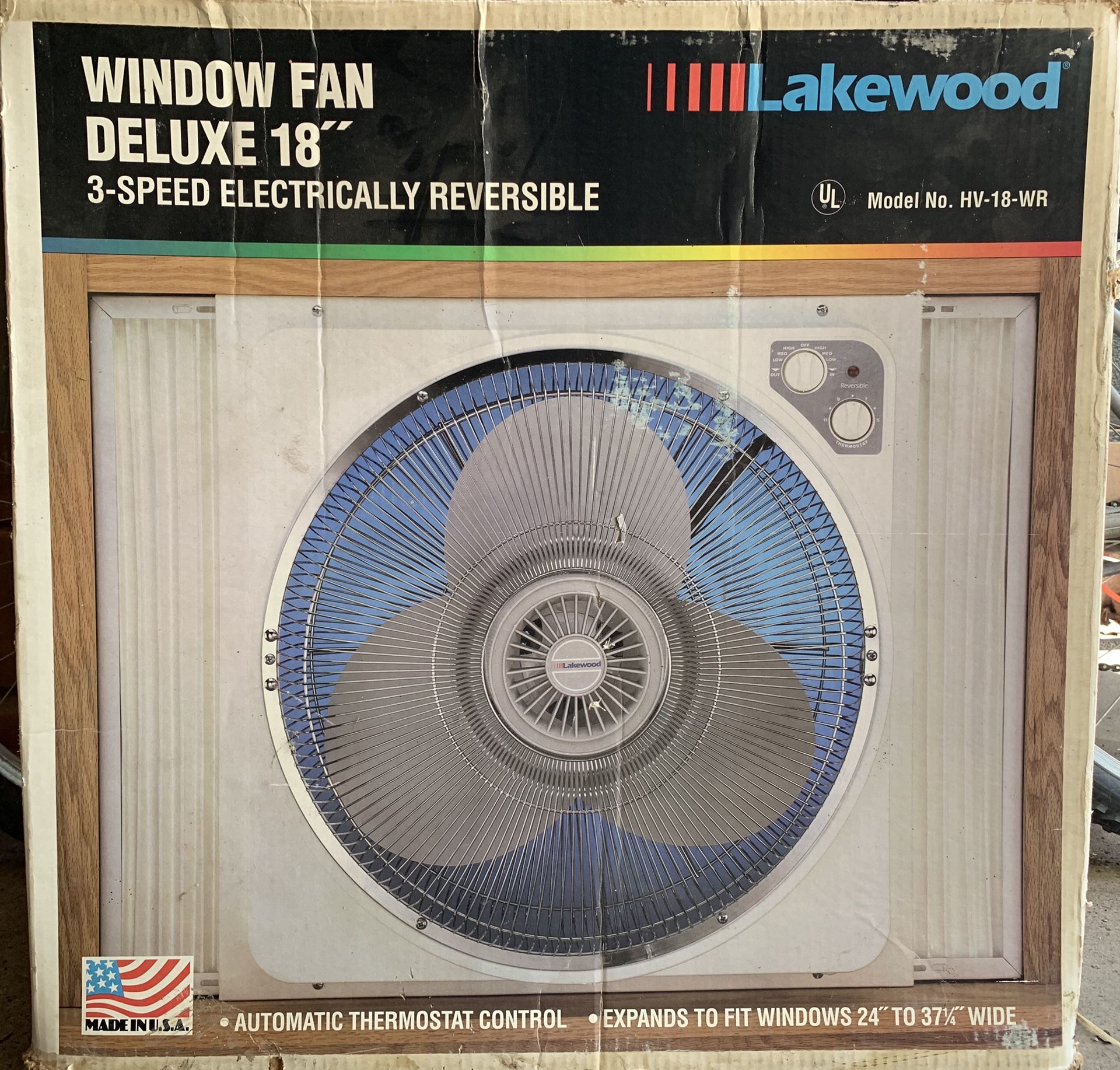 Lakewood Window Fan Deluxe 18”