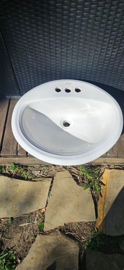 Used bathroom sink