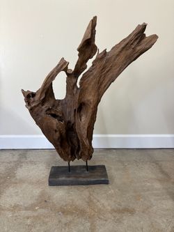 Large Natural Rootwood Sculpture on Stand