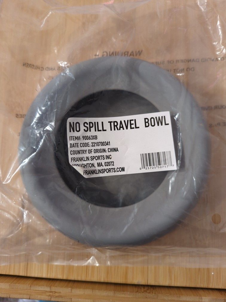 No Spill Travel Bowl