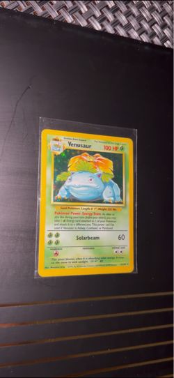 1st edition base set Holographic Venusaur