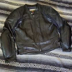 Joe Rocket Leather Motorcycle Jacket