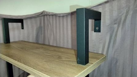 5-Tier Wood & Metal vertical Ladder Bookshelf