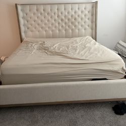 King bed frame great condition originally $2500
