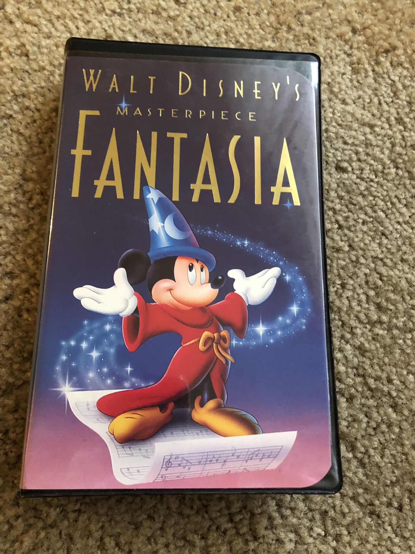 Disney Fantasia VHS - 1991 Christmas Label