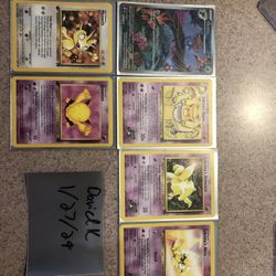 Vintage Pokémon Cards