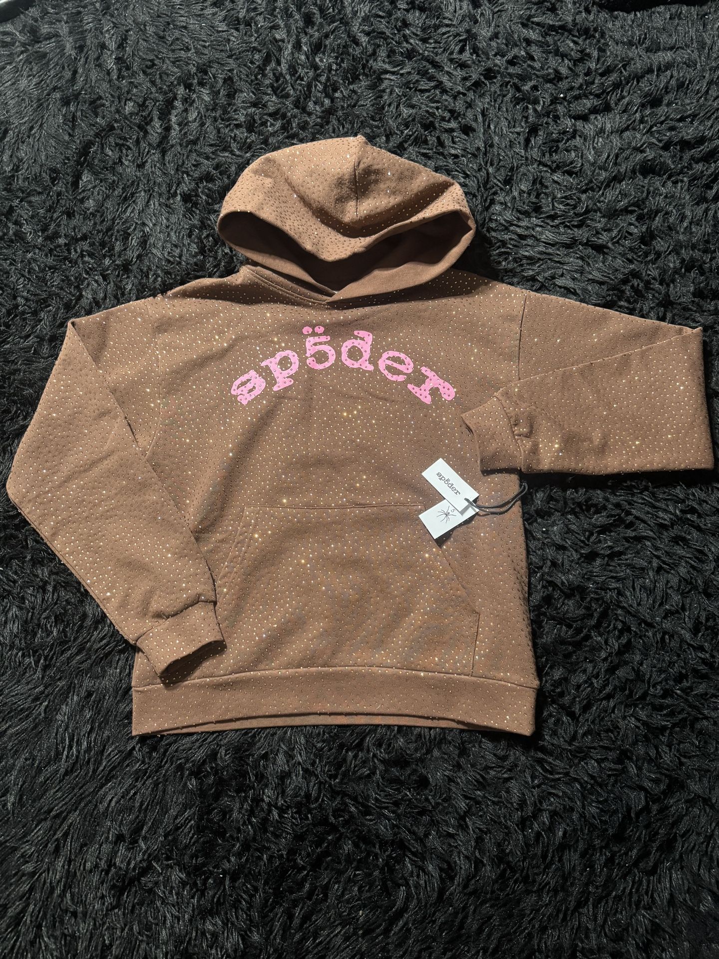Brown VVS Sp5der Hoodie