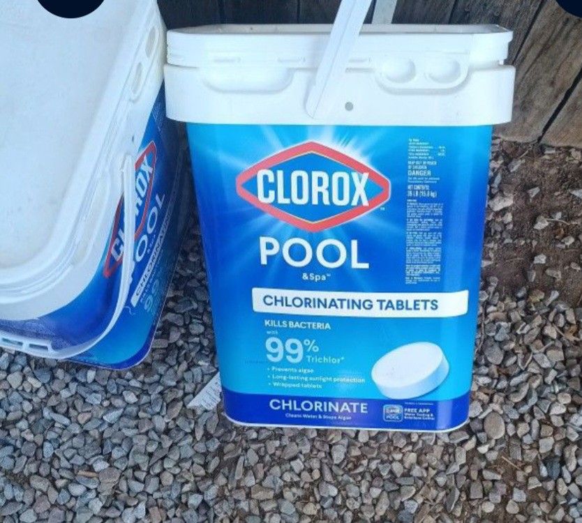 Clorox Chlorine Tablets Extra Blue 25lbs.