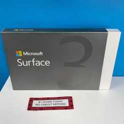 Microsoft Surface 3 Tablet 10.8 Inch -PAYMENTS AVAILABLE-$1 Down Today 