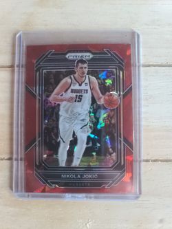 Red Ice Prizm Basketball Cards