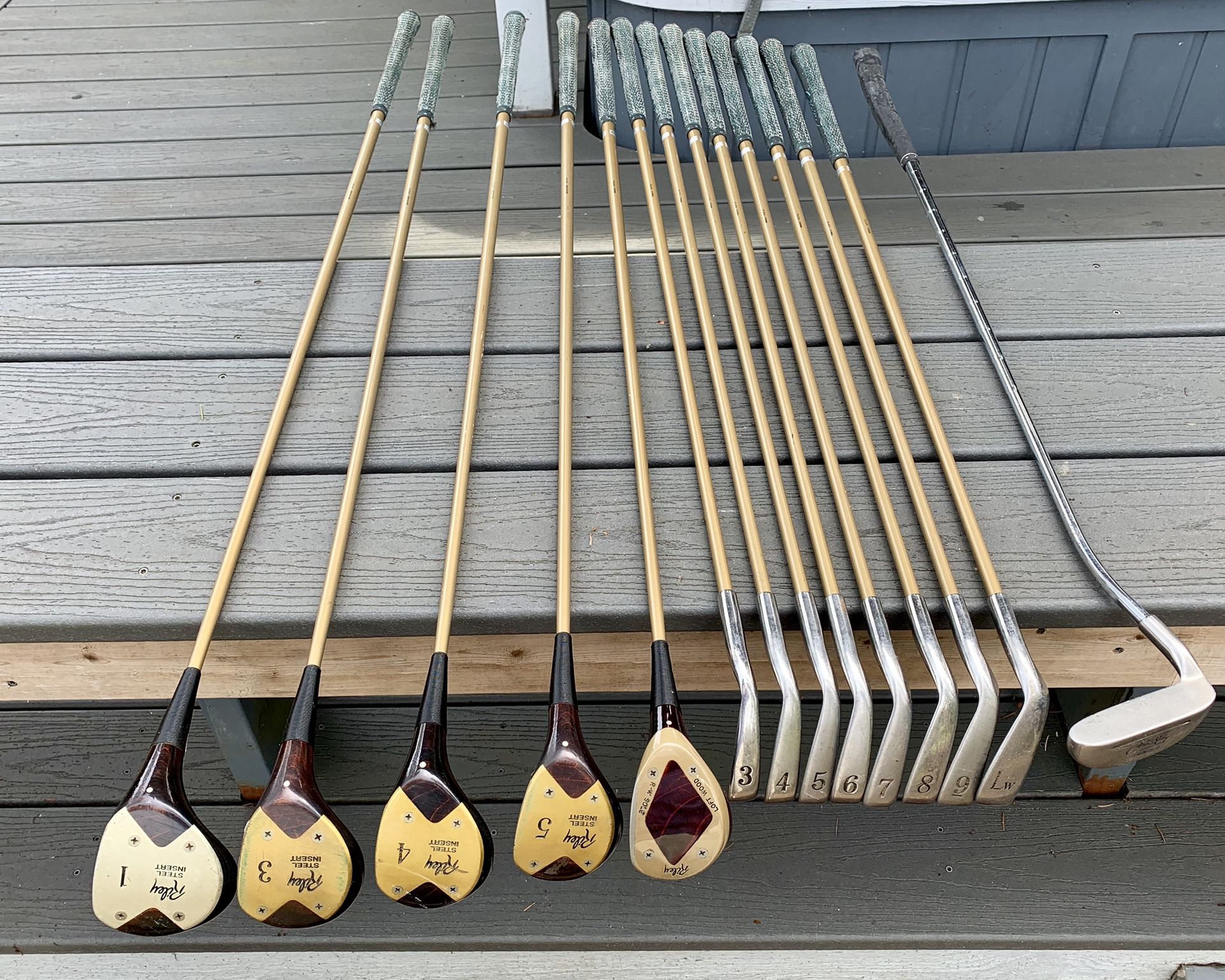 John Riley Golf Club Set. Graphite Shaft “Repeater “ Great Shape