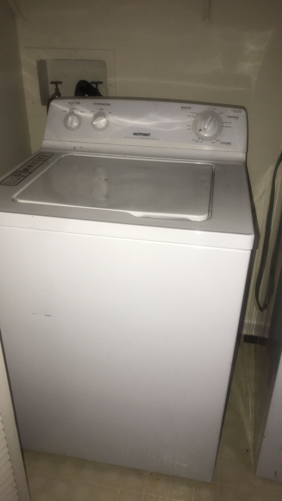 Hotpoint was her and dryer set