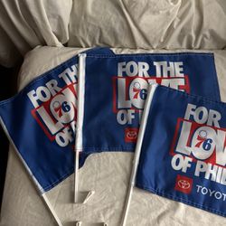 76ers Car Flags Brand New