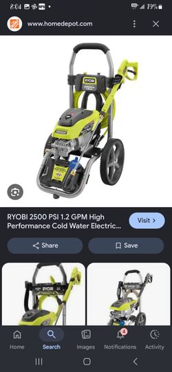2300 psi Ryobi pressure washer